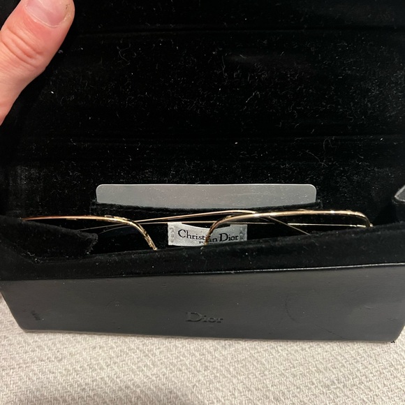 Dior Gold and Gray Women's Sunglasses - Picture 3 of 3